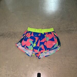 Gymshark Running Shorts Women S Multicolor Excellent Geometric Abstract GLSH4718